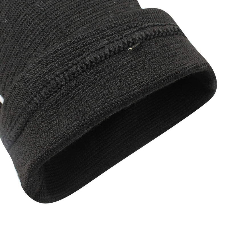 Unisex Kids Sponge Knee Pads Knee Warmer Elastic Protective Padded Knee Support Breathable Flexible for Outdoor Sports Volleyball Skating Dance M black - BeesActive Australia