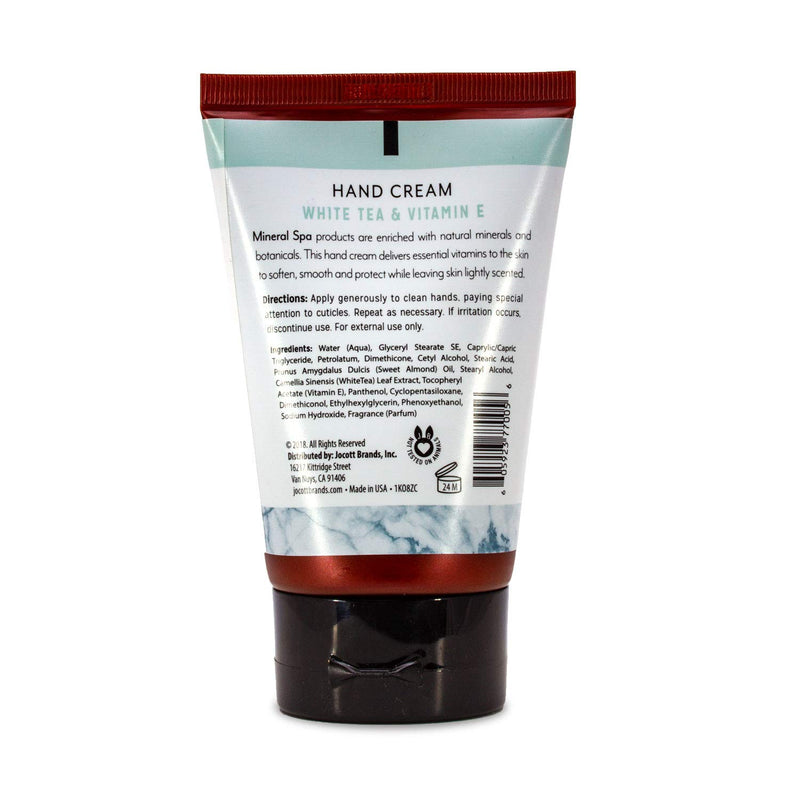 Mineral Spa White Tea & Vitamin E Hand Cream, 4 Ounce - BeesActive Australia