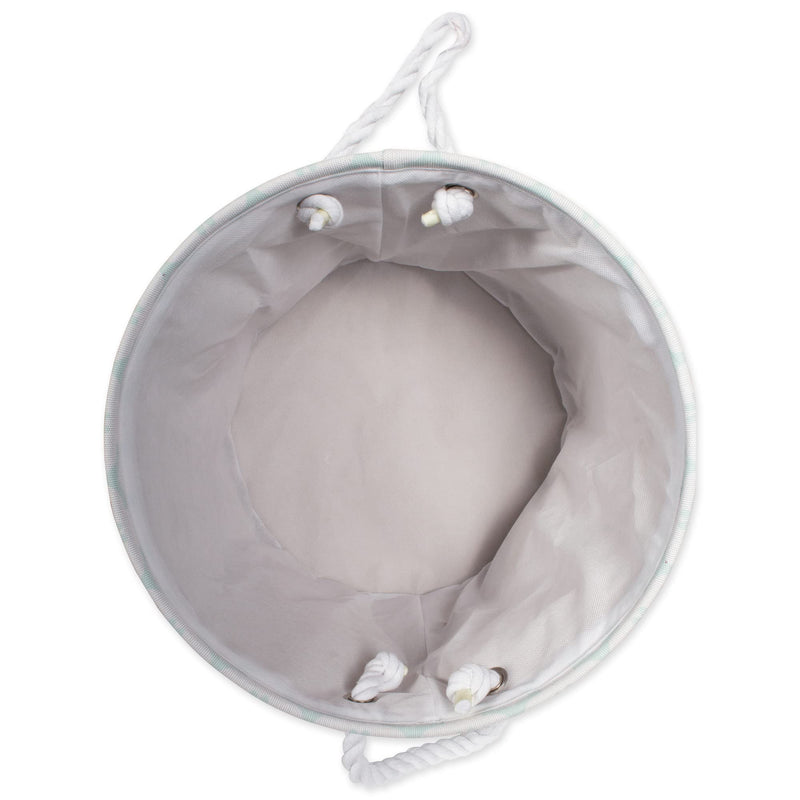Bone Dry Pet Storage Collection Lattice Paw Print, Small Round, White/Gray - BeesActive Australia