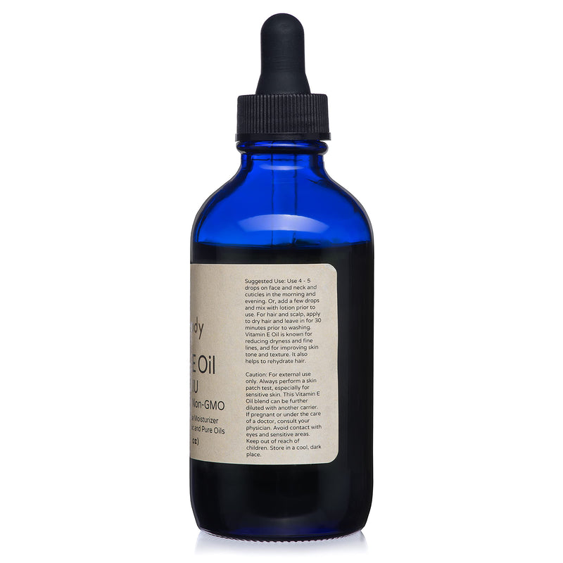 SALE - Organic Vitamin E Oil for Skin - 35,000 IU - True Organic and All Natural Super Blend for Anti-aging and Dry Skin 4 oz / 120 mL - BeesActive Australia