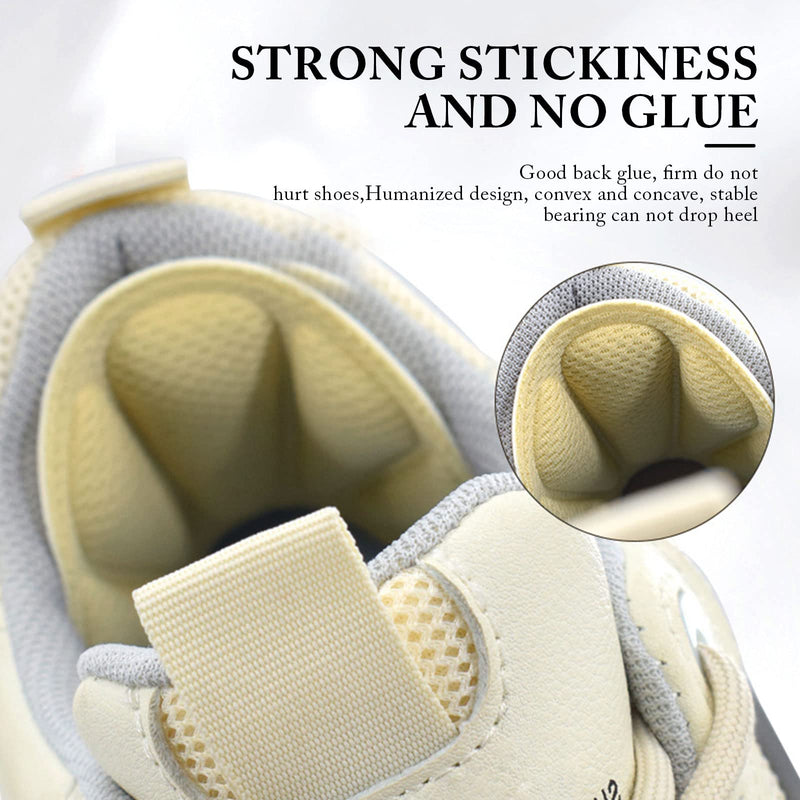 TSHAOUN 6 Pairs Heel Cushion Pads Inserts Heel Protectors Heel Grips with Self-Adhesive Strong Sticky Backing for Shoes Too Big, Insoles for Shoes for Women Men, Prevent Grind Feet (Black,Gray,Beige) Black,gray,beige - BeesActive Australia