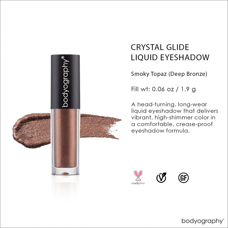 BODYOGRAPHY - Crystal Glide Liquid Eyeshadow - (Smoky Topaz, Deep Bronze) Smoky Topaz, Deep Bronze - BeesActive Australia