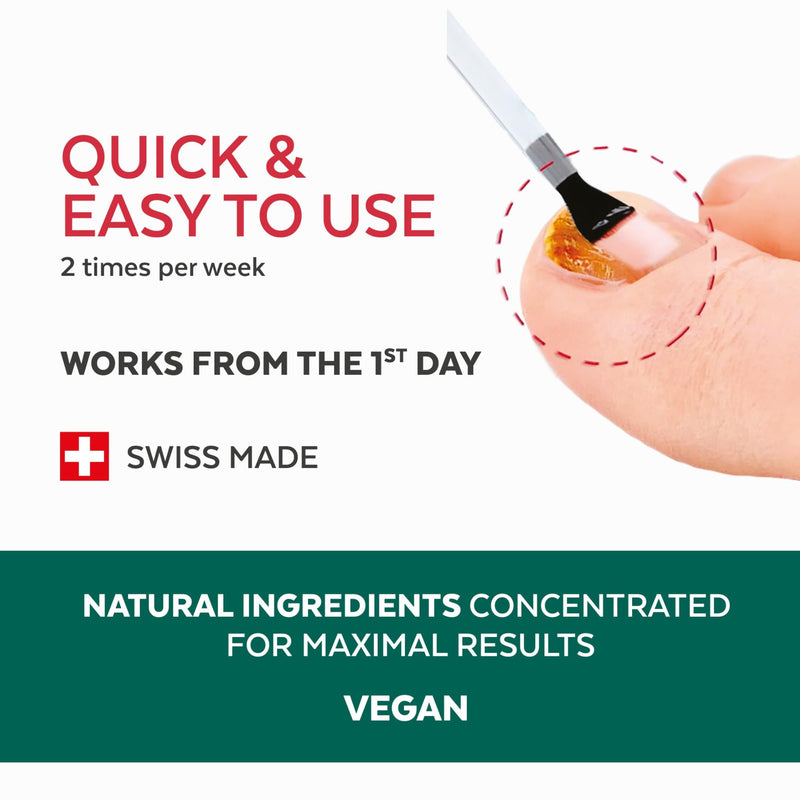 PODERM - FUNGAL NAIL TREATMENT BOOSTER – extra strong toenail fungus treatment – Fast results – Do not use alone – Swiss made - BeesActive Australia