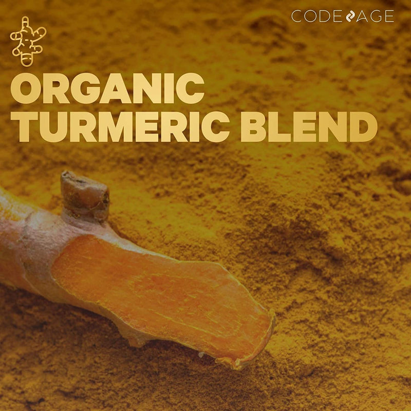 Codeage Fermented Turmeric with Essential Oils + Digestive Bitters + Adaptogenic Herbs for Improved Absorption, Joint Support, Stress Relief Supplement, Turmeric Curcumin, 90 Capsules - BeesActive Australia