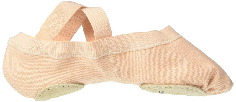 [AUSTRALIA] - Bloch Dance Girl's Synchrony Split Sole Stretch Canvas Ballet Slipper / Shoe 13 Little Kid Pink 