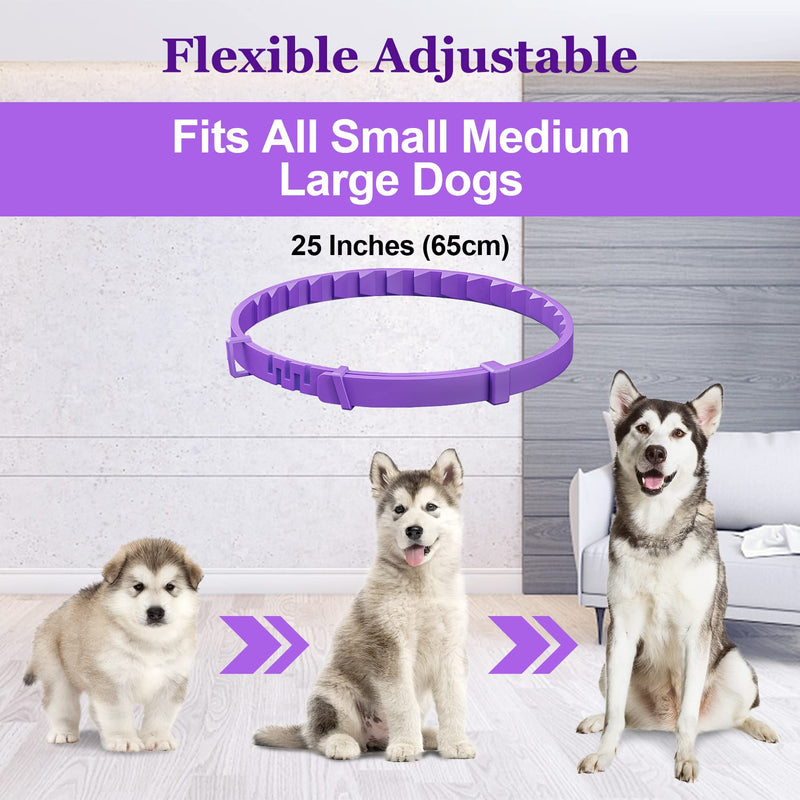 Pets vv Calming Collar for Dogs 3 Packs Pheromone Collar Calm Anxiety Relief, Adjustable Dog Calming Collars for Dog and Puppy Lasts 60 Days, 25 Inches blue - BeesActive Australia
