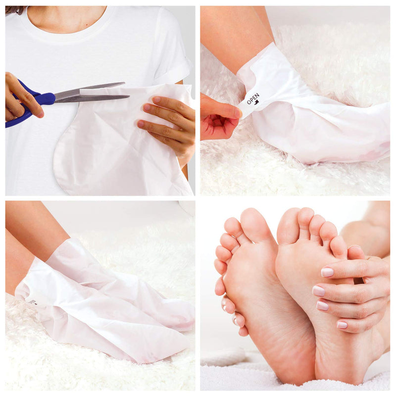 2 Pairs Foot Peel Mask Exfoliant for Soft Feet in 1-2 Weeks, Exfoliating Booties for Peeling Off Calluses & Dead Skin, For Men & Women Lavender by BEALUZ - BeesActive Australia