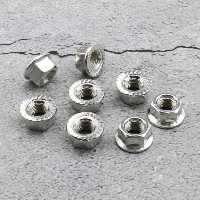 Create idea 8Pcs 5/16''(8mm) 3/8''(9.5mm) Bicycle Wheel Axle Track Nuts for Children's Bike Front Wheels Road Bike Mountain Bike Front Rear Std MTB Hybrid Bikes Kids Bikes 3/8inch (9.5mm) - BeesActive Australia