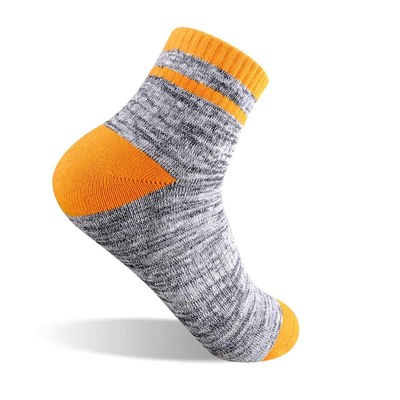 Hiking Walking Socks For Women, FEIDEER Multi-pack Outdoor Recreation Socks Moisture Wicking Crew Socks Gray Blue/Gray Pink/Gray - Quarter 4.5-7 - BeesActive Australia
