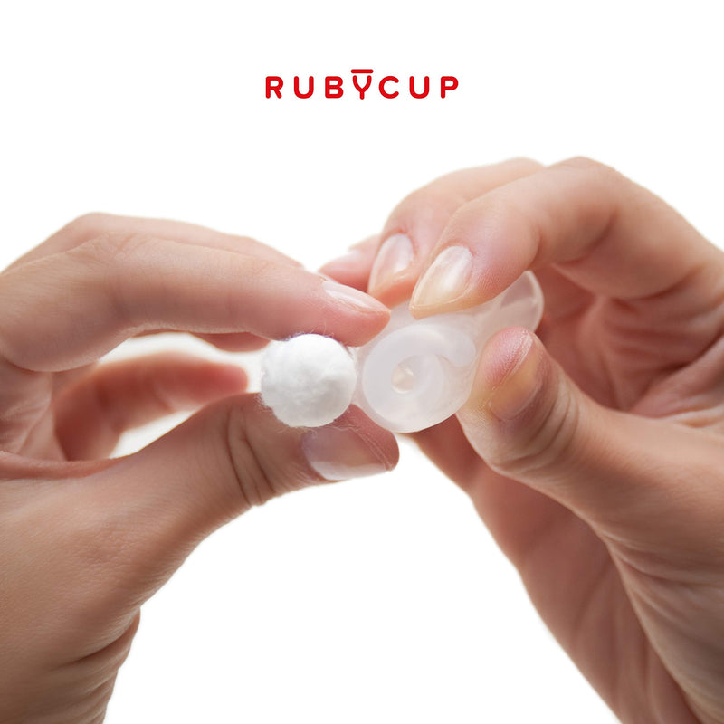 Ruby Cup - Reusable Menstrual Cup - Small (Light Flow) - Black - Includes Cup Donation. Perfect for Beginners. Safe, Convenient & Eco-Friendly. Reliable Alternative to Tampons & Sanitary Towels S (Pack of 1) - BeesActive Australia