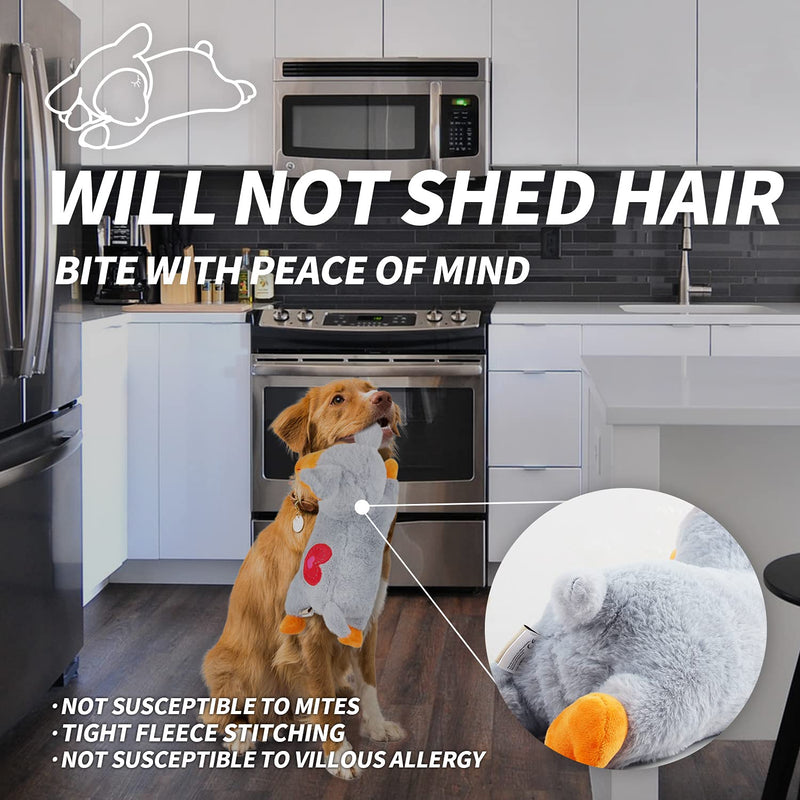 All For Paws Heartbeat Dog Toy,Dog Anxiety Relief,Dog Toys,Pet Toys,Dog Anxiety Relief Behavioral Training Aid Toy Grey Sheep 38cm - BeesActive Australia