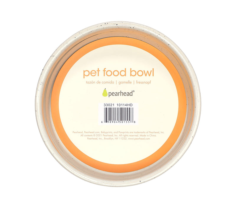 Pearhead Pet Feeding Accessories, Dog and Cat Food and Water Bowl, Dog Treat Jar, Holiday Pet Home Décor, Pet Feeding Mat, Pet Owner Accessories Woof Pet Bowl Dish - BeesActive Australia