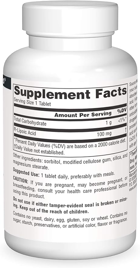 [Value Size] R Lipoic Acid 100mg 60 tablets - BeesActive Australia