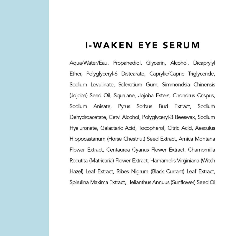 Indie Lee I-Waken Eye Serum - Daily Eye Cream Treatment for Addressing Appearance of Fine Lines, Puffiness, Wrinkles, Dark Circles + Signs of Aging (0.5oz / 15ml) - BeesActive Australia