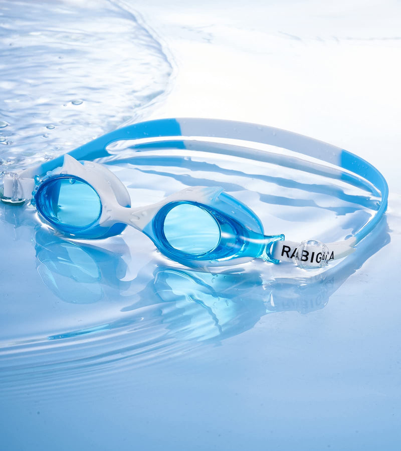 Kids Swimming Googles/Glasses Anti-Fog Toddler Swim Goggles Protective for Boys Girls Children Blue - BeesActive Australia