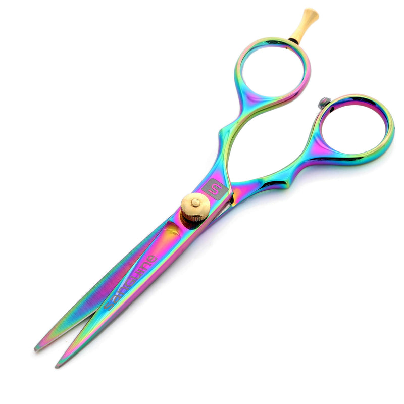 Professional Hair Cutting Scissors, Hairdressing Scissors, Titanium Coated - 5.5 inch, Presentation Case - BeesActive Australia