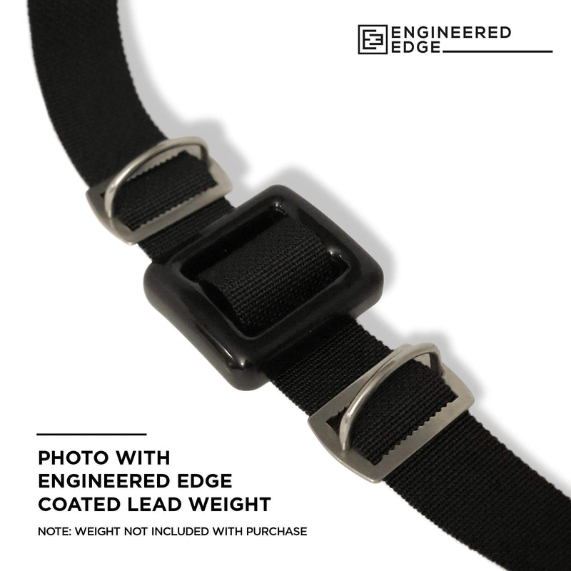 60" Scuba Diving Weight Belt with Stainless Steel Quick Release Buckle and Two D Ring Keeper Stoppers - 2" Heavy Duty Woven Nylon with 316 Stainless Steel Quick Release Buckle and D-Rings - BeesActive Australia