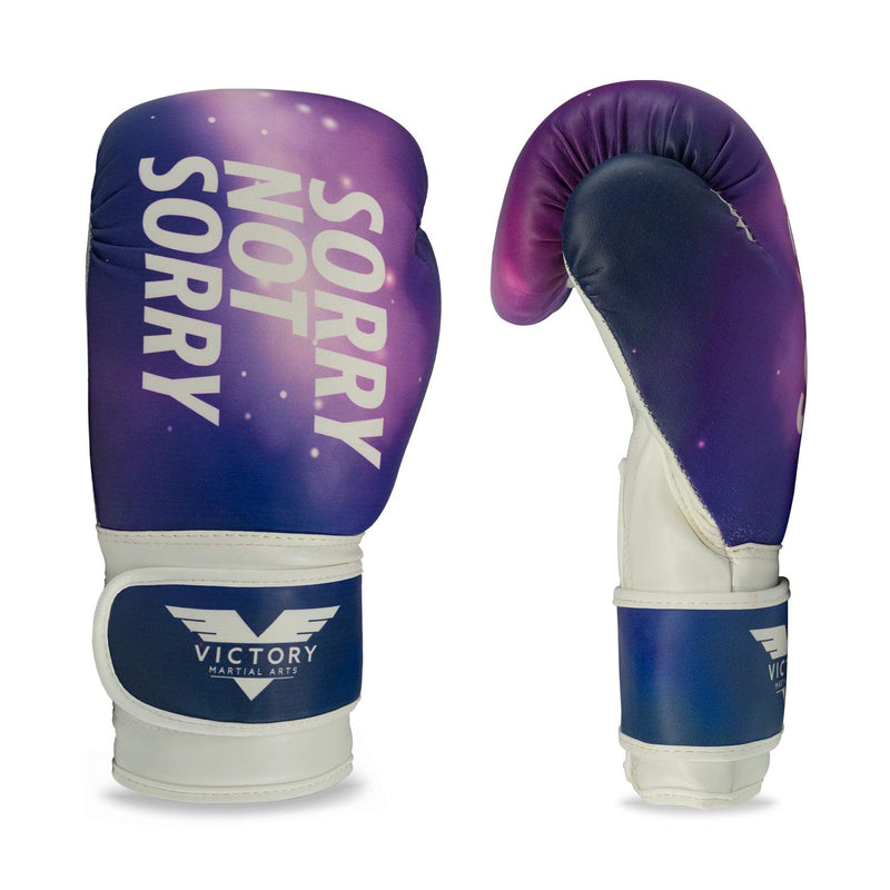 [AUSTRALIA] - Victory Martial Arts Women's Cardio Kickboxing Boxing Gloves/Punching Bag Gloves 10 oz Sorry, Not Sorry 