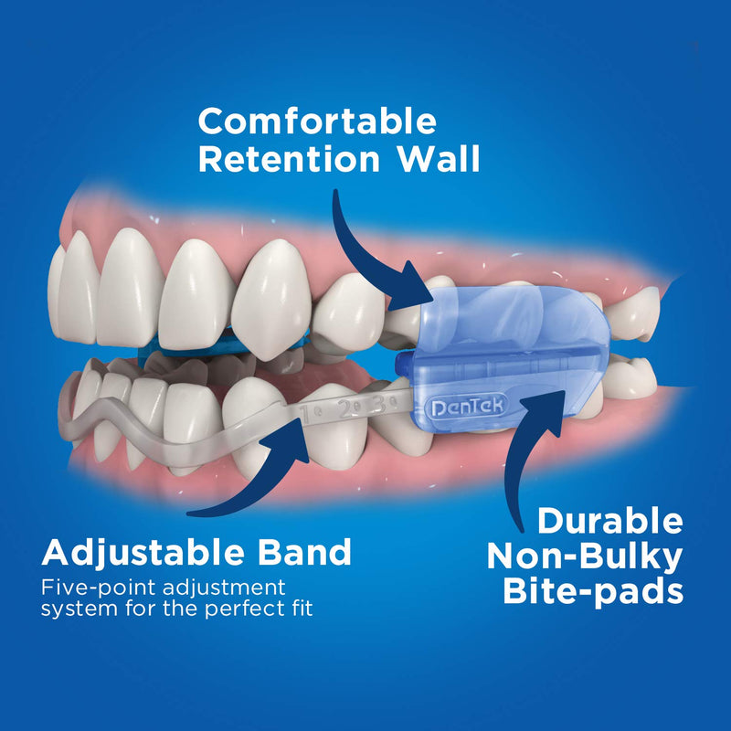 DenTek Comfort-Fit Dental Guards to Help Prevent Night Time Teeth Grinding and Clenching known as Bruxism (2 pack) - BeesActive Australia