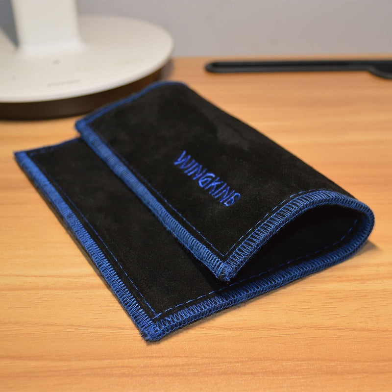 WINGKIND Bowling Shammy Bowling Ball Leather Towel (Black) - BeesActive Australia