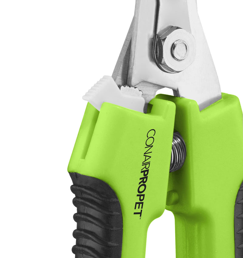 CONAIRPRO dog & cat Large Dog Nail Clippers, Built-in Safety Guard, Stainless Steel Cutting Blades, Non-Slip Grip, Precise Cut, Trimmer for Large-Sized Dogs Small Nail Clippers - BeesActive Australia