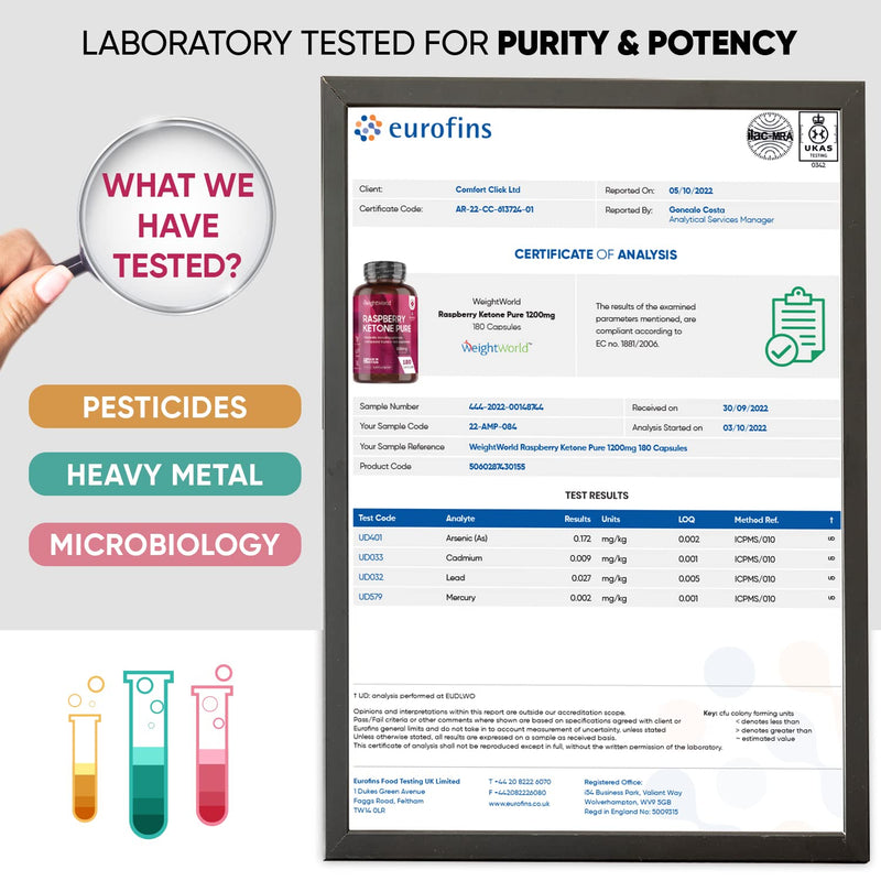 Pure Raspberry Ketones - 6 Months Supply - 180 High Strength Raspberry Ketone Capsules - Suits Low Carb & Keto Diet - Feel Fuller & Lighter - Vegan Ketones Supplements for Men & Women - Made in the UK - BeesActive Australia