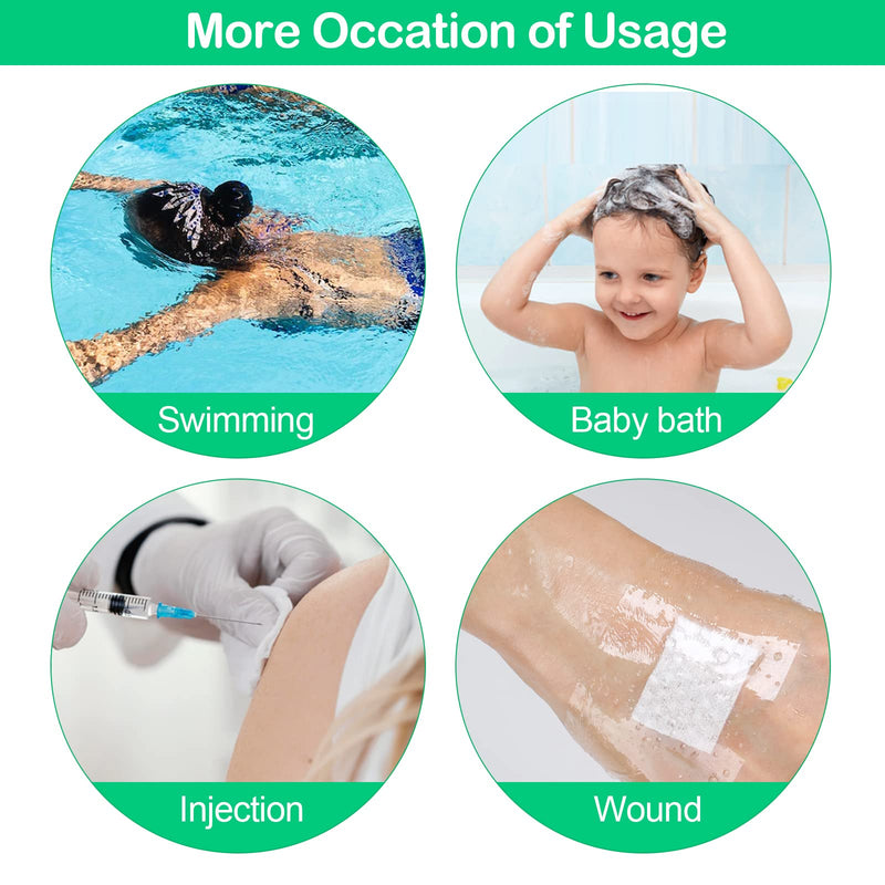 Waterproof Transparent Bandage Film Roll Adhesive Bandage Dressing Tape, Second Skin Healing Protective Clear Adhesive Bandages for Tattoo Aftercare, Recovery, Keep Wound, Fexed Plaste (10cm*5m) 10cm*5m - BeesActive Australia