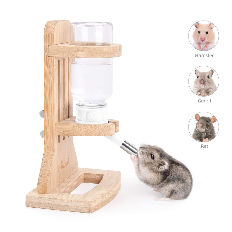 Niteangel Water Bottle with Stand for Syrian Dwarf Hamsters Gerbils Mice Rats Degus Small pet Rodents White - BeesActive Australia
