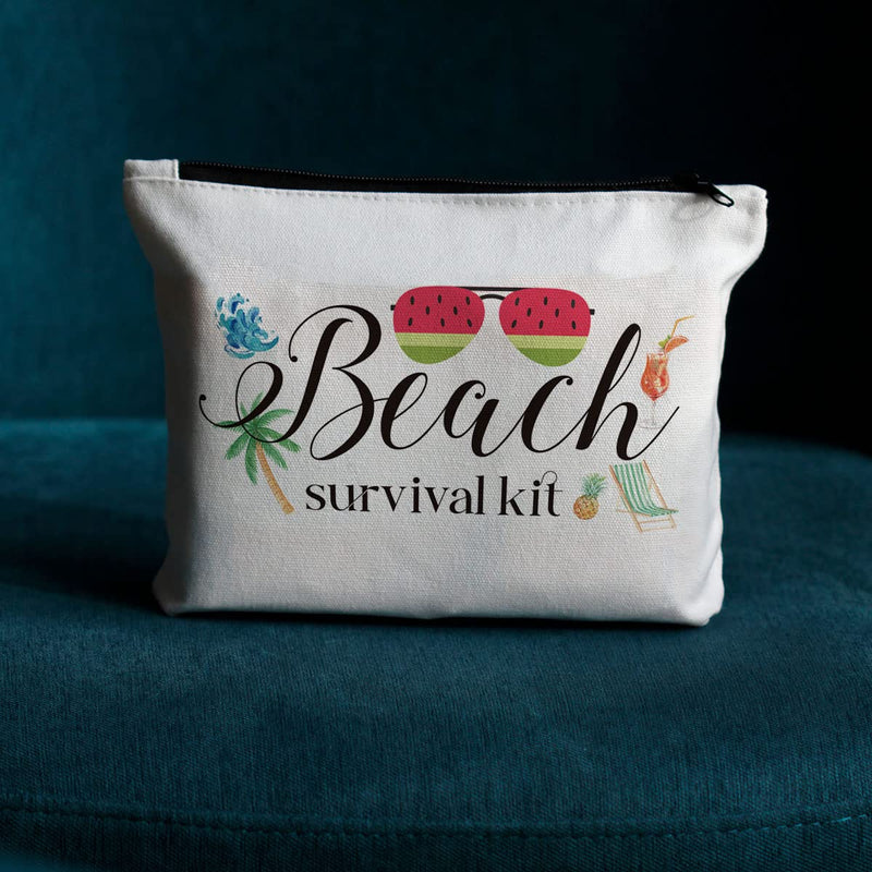 Beach Bags for Women, Sunscreen Bag, Beach Kit, Beach Bags for Women, Beach Survival Kit, Waterproof Makeup Bag, Wictoria Secret Makeup Bag, Beach Gifts for Women, Small Beach Bag - BeesActive Australia