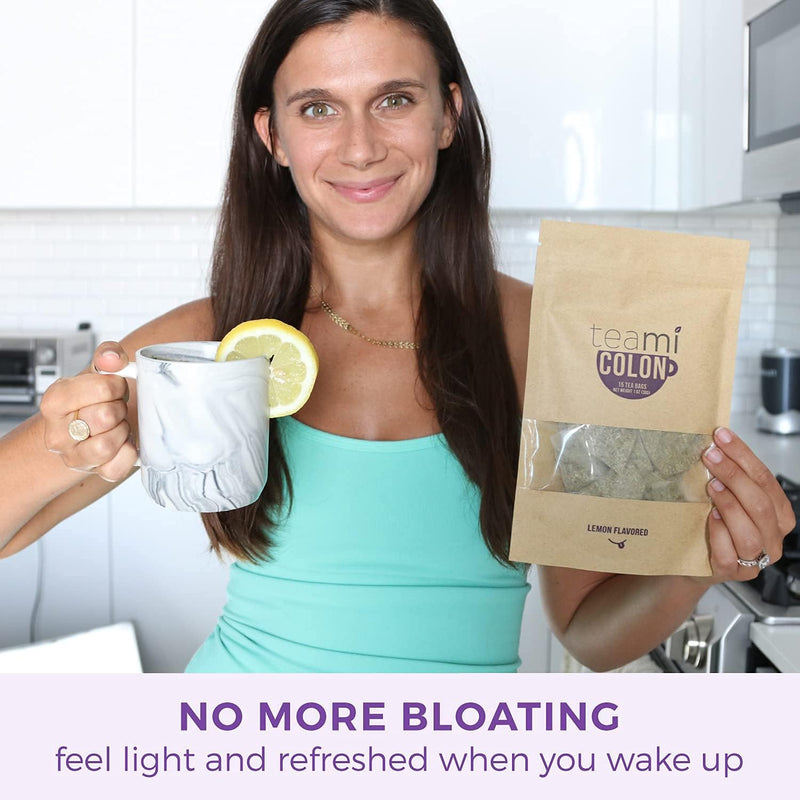 Teami® Colon Cleanse Detox Tea - 15 Tea Bags, 30 Day Supply (Lemon) - BeesActive Australia