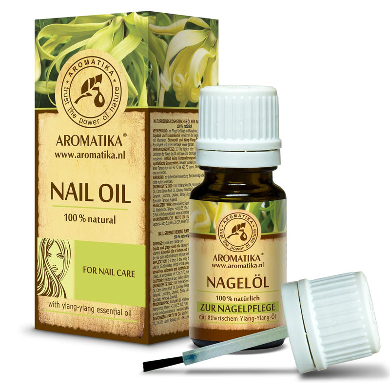 Nail Oil Cuticle 0.34oz - Includes a Mix of 100% Pure & Natural Grapeseed - Jojoba - Lemon - Ylang Essential Oils for Nail Growth - Strength - Elasticity - Cuticle Oil - Nail Care - BeesActive Australia