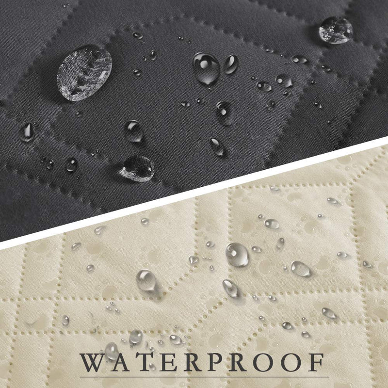 SUNNYTEX Waterproof Dog Bed Cover Dog Mat Pet Pad Pet Blanket for Couch Sofa Bed Mat Anti-Slip Furniture Protrctor 30 x 70 in (Pack of 1) Dark Grey - BeesActive Australia