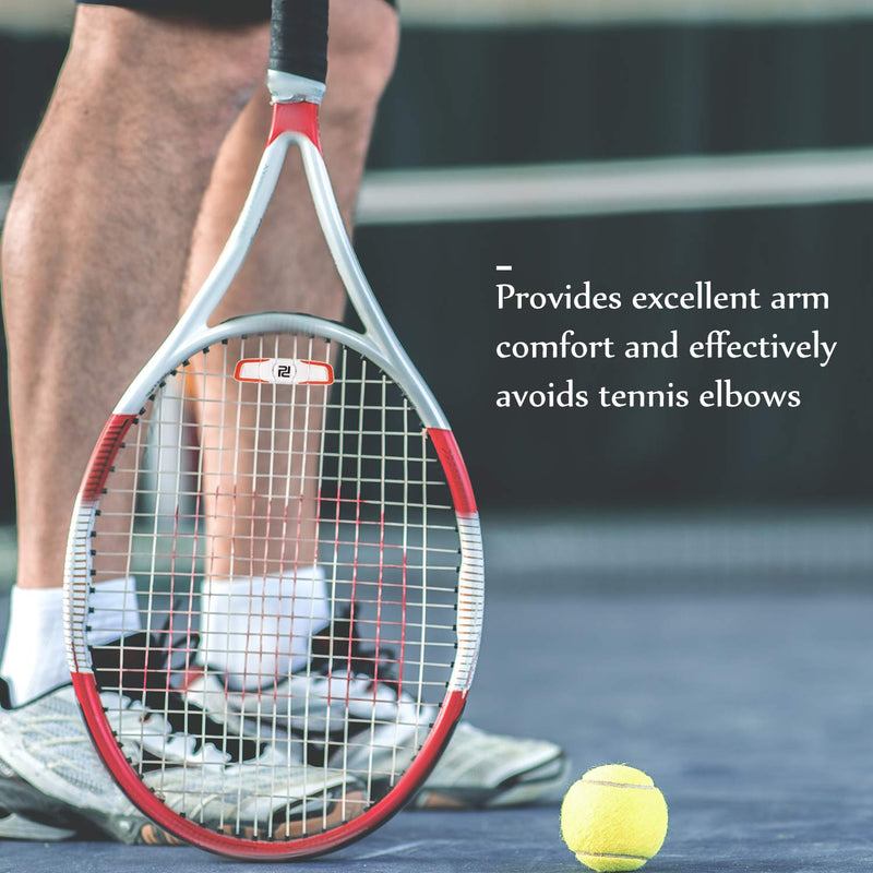 [AUSTRALIA] - Gejoy 6 Pieces Tennis Vibration Dampener Tennis Racket Shock Absorber Soft Silicon Racket Dampener Long Tennis Dampener Racquetball Accessories for Tennis Player Sports Favor 