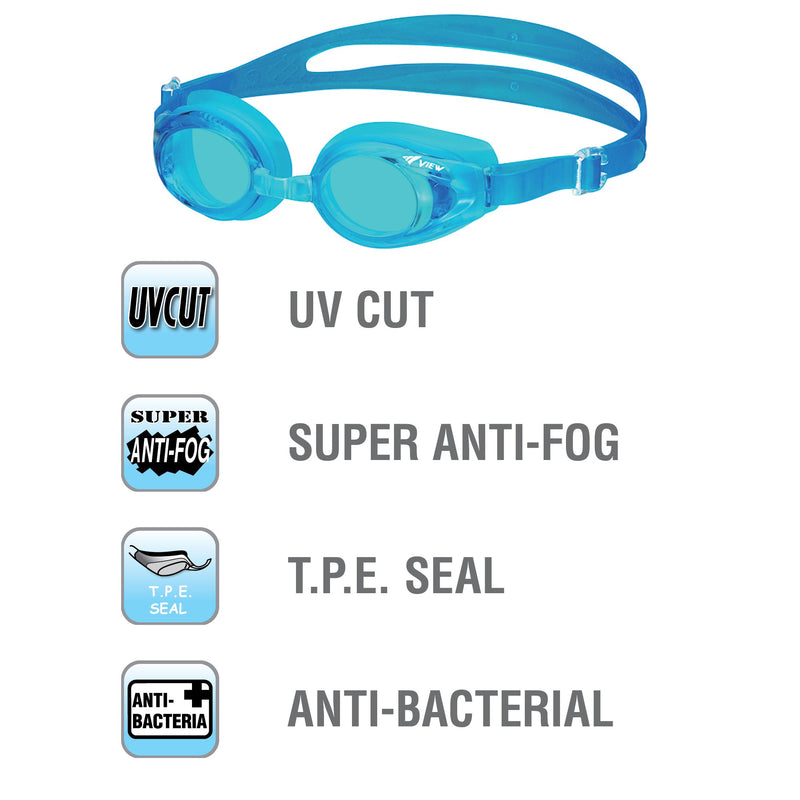 [AUSTRALIA] - VIEW Swimming Gear V-710JA Junior Squidjet Swim Goggles, Aquamarine 