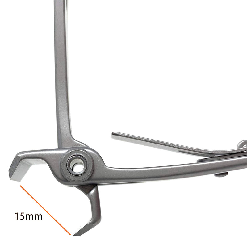 Kohm CP-220L Straight Blade, 5mm Heavy Duty, Wide Jaw Toenail Clippers for Thick Toenails or Tough Fingernails, Large Toenail Clippers for Men, Seniors, Adults - BeesActive Australia