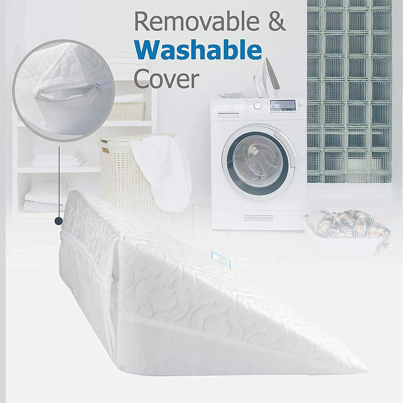 Orthologics Wedge Pillow for Bed & Couch Made Foam, use as a Reading and Relax Cushion - BeesActive Australia