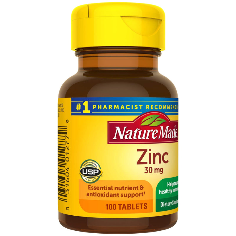 Nature Made Zinc 30 mg Tablets, 100 Count for Immune System Support - BeesActive Australia