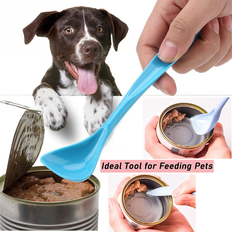 WAFJAMF Silicone Pet Can Covers,Dog Cat Food Can Lids and Spoons,Universal BPA Free,Fit Multiple Sizes Dishwasher Safe 3 Pack+Spoon - BeesActive Australia