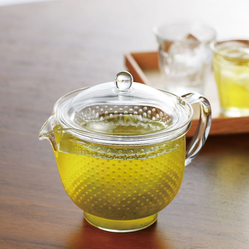 Akebono Sangyo TW-3717 Lightweight and Unbreakable Teapot, 16.2 fl oz (480 ml), Tritan Resin, Clear Teapot, L Size, Made in Japan 2人分 480ml - BeesActive Australia