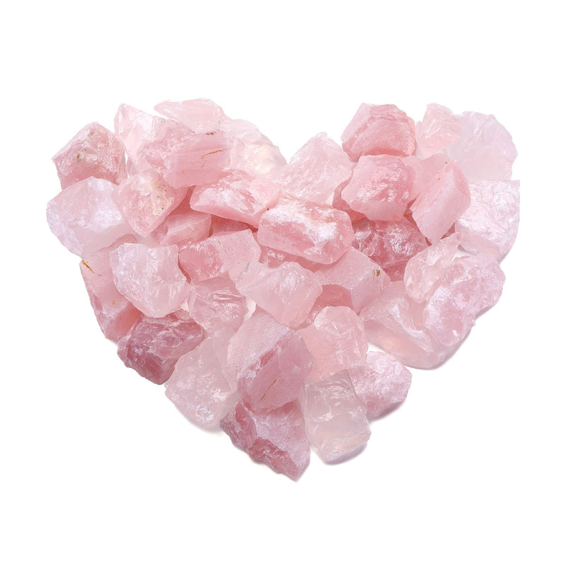 CrystalTears Rose Quartz Crystal Rough Stones Bulk Natural Raw Rock Quartz Healing Crystals Gemstones for Reiki Healing, Tumbling, Cabbing, Polishing, Wire Wrapping, Fountain Rocks, Decoration - BeesActive Australia