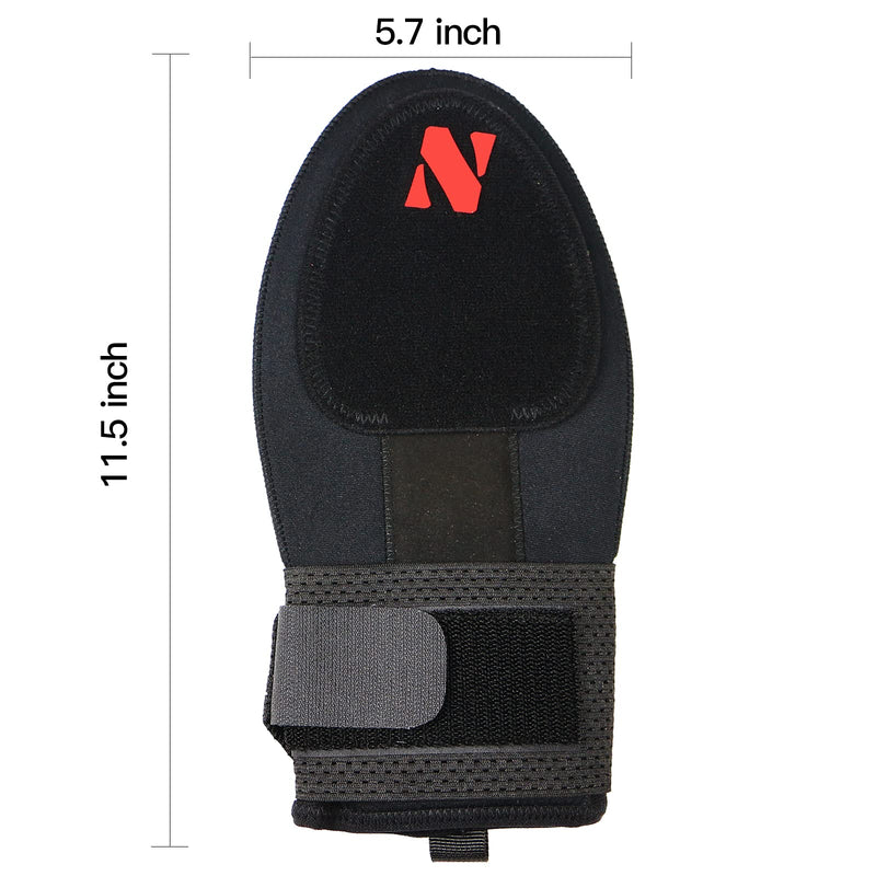 Sliding Mitt,Baseball Sliding Mitt,Sliding Mitt Baseball for Base Running,Sliding Mitt for Baseball and Softball,Protect Fingers,Elastic Compression Strap (Black) - BeesActive Australia