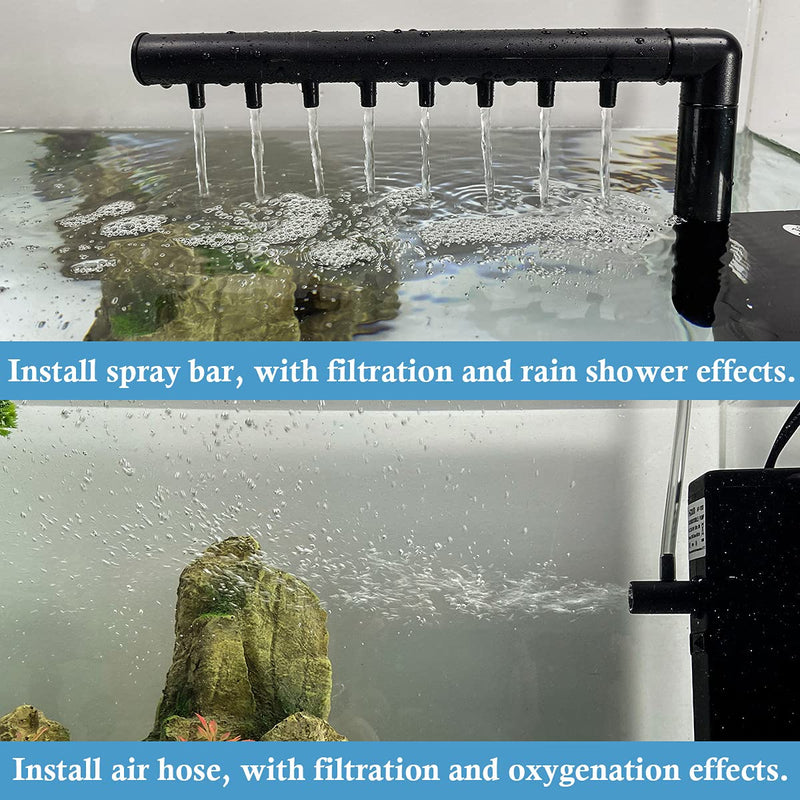 FEDOUR Submersible Aquarium Internal Filter, Filter with Water Pump for Fish Tank up to 35 Gallon for 5-35 gallon-new - BeesActive Australia