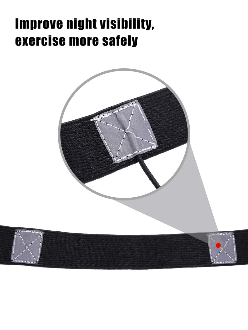 [AUSTRALIA] - Jovitec 2 Pieces Race Number Belt with 6 Gel Loops for Running Cycling Triathlon Marathon (Black and Blue) 