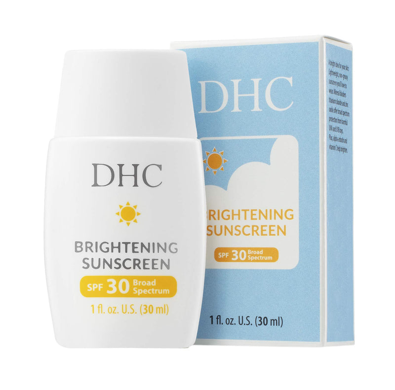 DHC Brightening Sunscreen SPF 30 Broad Spectrum, Mineral-Based, Brightening, Premature aging, Fragrance and Colorant Free, Ideal for All Skin Types, 1 fl. oz. - BeesActive Australia