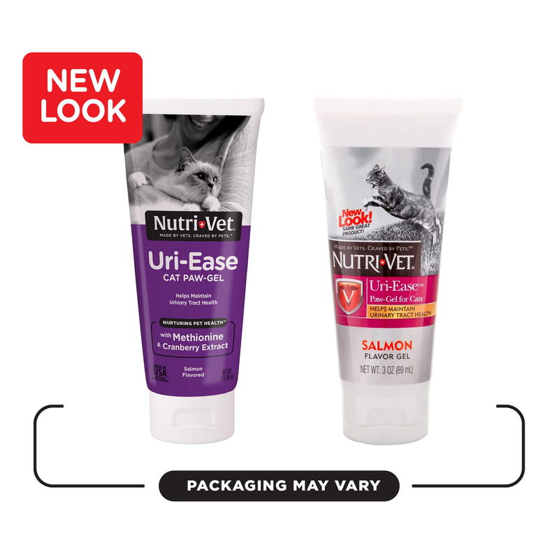 Nutri-Vet Uri-Ease Paw Gel for Cats |Helps Maintain Urinary Tract Health| Salmon Flavor | 3 ounces - BeesActive Australia