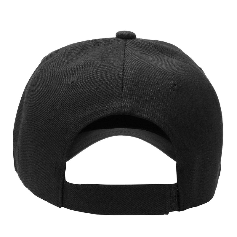 Falari Baseball Cap Adjustable Size for Running Workouts and Outdoor Activities All Seasons 1pc Black - BeesActive Australia