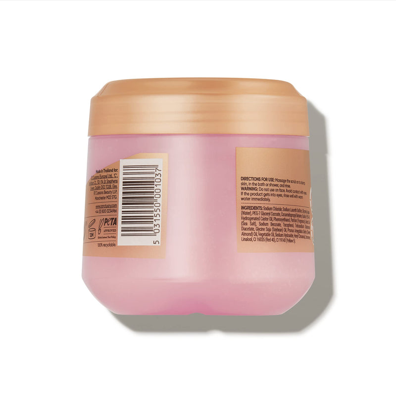 Sanctuary Spa Lily and Rose Salt Body Scrub, Exfoliating Pink Himalayan Salt with Vitamin E and Almond Oil, Vegan and Cruelty Free, 300g - BeesActive Australia