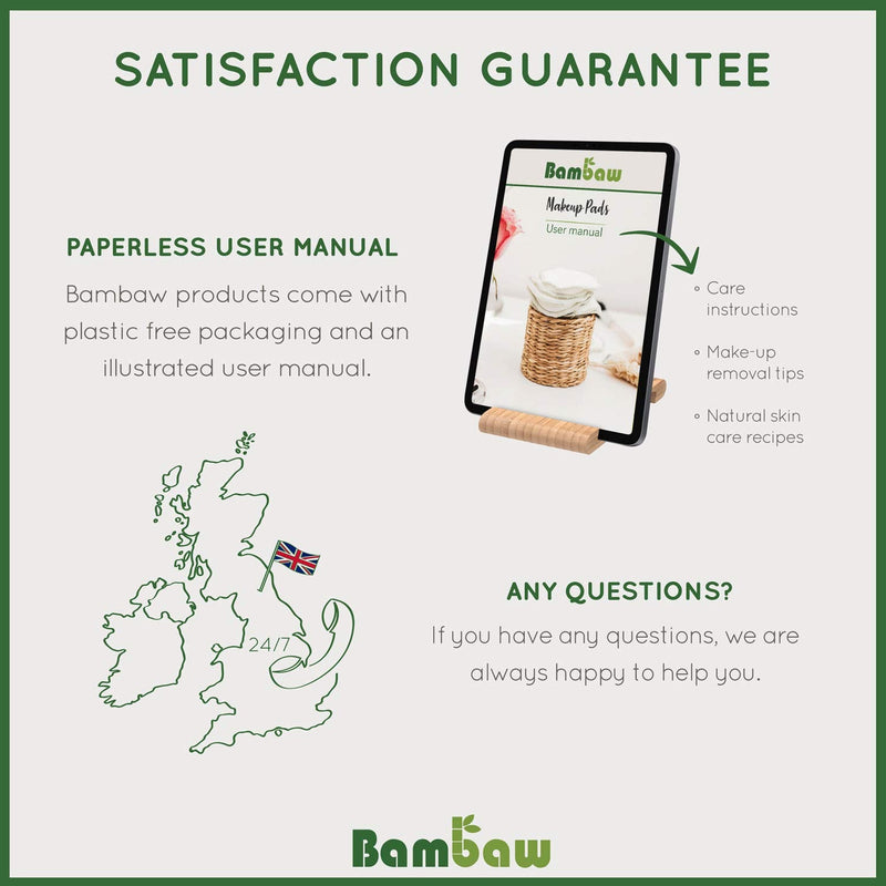 Reusable Cotton Pads | 22 Pack | Reusable Makeup Remover Pads with 2 Bags for Laundry and Storage | Bambaw - BeesActive Australia