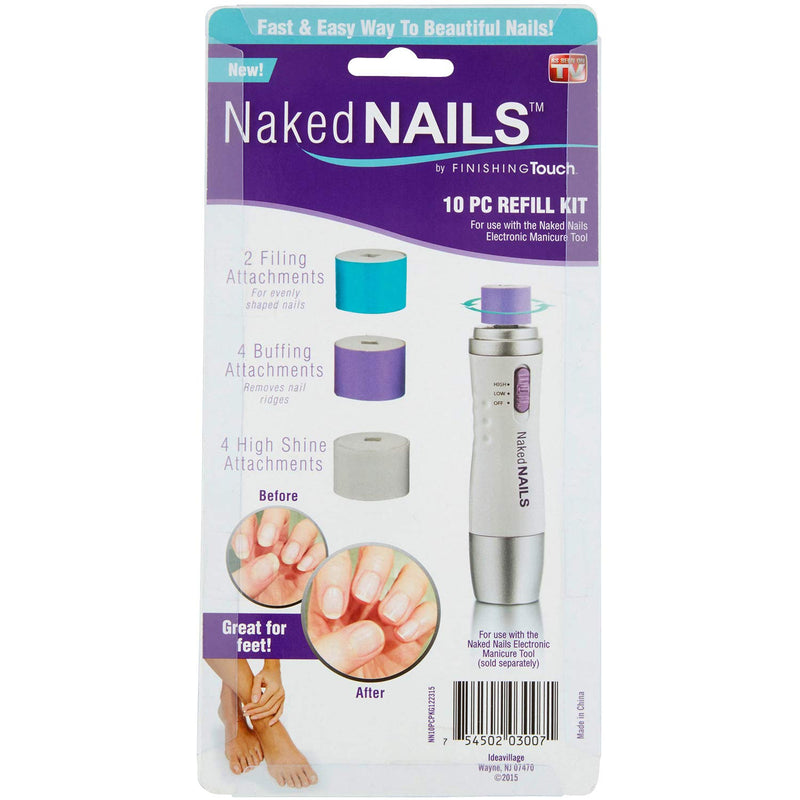 Naked Nails Refills Replacement Parts Buffers, Files & Shines (Pack of 2) - BeesActive Australia