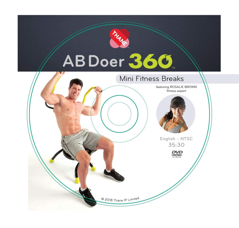 AB Doer 360 Fitness System Accessories Set of 3 Workout DVD's - BeesActive Australia